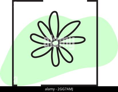 Flower With Eight Petals Icon Vector Sign And Symbol Isolated On White  Background Flower With Eight Petals Logo Concept Stock Illustration -  Download Image Now - iStock