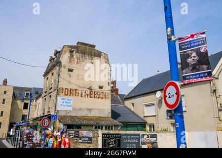 Port-en-Bessin, Calvados, Normandy region, North-Western France Stock Photo