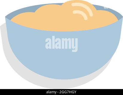 Italian spaghetti, icon illustration, vector on white background Stock Vector