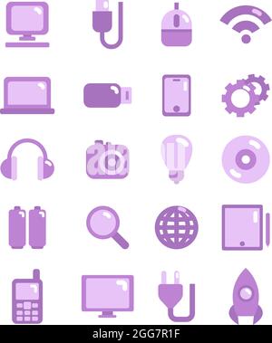 Modern technology, illustration, on a white background. Stock Vector