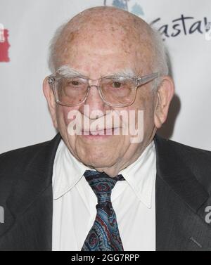 Los Angeles, USA. 04th Sep, 2019. Ed Asner arrives at the 11th Annual Burbank International Film Festival - Opening Night held at the AMC Burbank 16 in Burbank, CA on Wednesday, September 4, 2019. (Photo By Sthanlee B. Mirador/Sipa USA) Credit: Sipa USA/Alamy Live News Stock Photo