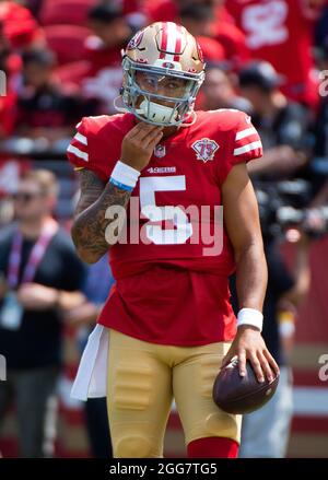 Santa Clara, California, USA. 29th Aug, 2021. San Francisco 49ers