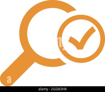 Logistics search, illustration, on a white background. Stock Vector