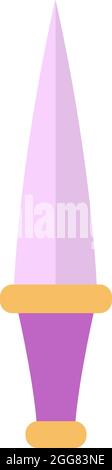 Magic knife, illustration, on a white background. Stock Vector