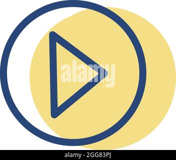 Play Button illustration Stock Vector Image & Art - Alamy