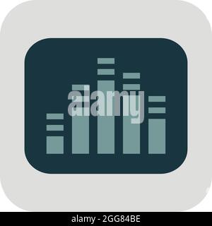 Music diagram, illustration, on a white background. Stock Vector