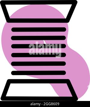 Sewing thread, illustration, on a white background. Stock Vector