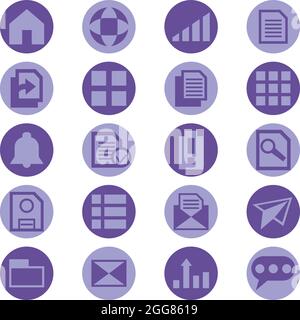Business documents, illustration, on a white background. Stock Vector
