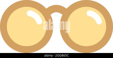 Science glasses, illustration, on a white background. Stock Vector