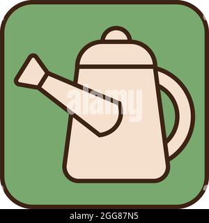 Plant sprinkler, illustration, vector on a white background. Stock Vector