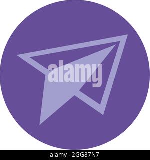 Important telegram, illustration, on a white background. Stock Vector