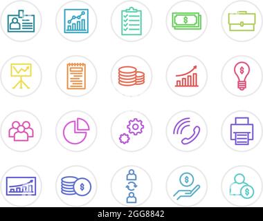 Serious business, illustration, vector on a white background. Stock Vector