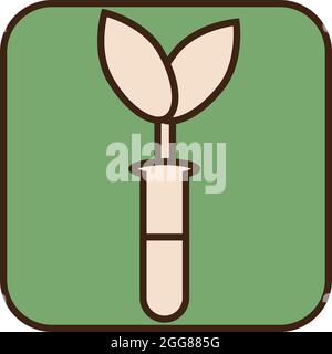 Plant fertilizer, illustration, vector on a white background. Stock Vector