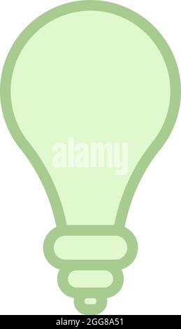 Green eco power lightbulb. Vector illustration Stock Vector Image & Art ...