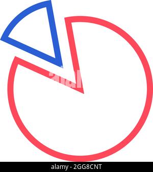 Visualization graph, illustration, vector on a white background. Stock Vector