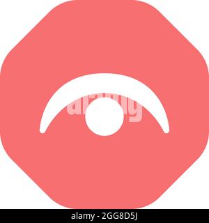 Musical pause, illustration, vector on a white background. Stock Vector