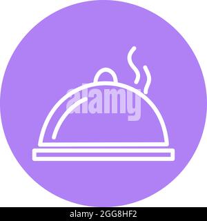 Wedding dinner, illustration, vector on a white background. Stock Vector