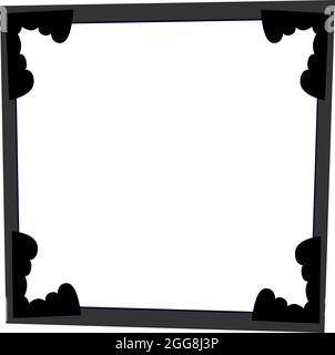 silhouette frame Stock Photo