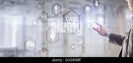 In the social and life sciences a case study concept. Stock Photo