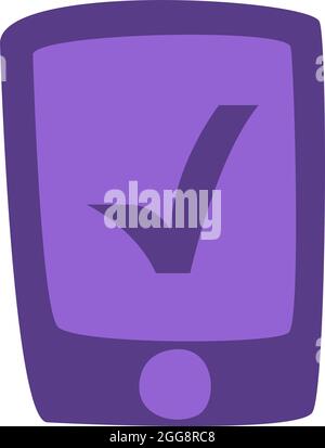 Online booking, illustration, vector, on a white background. Stock Vector