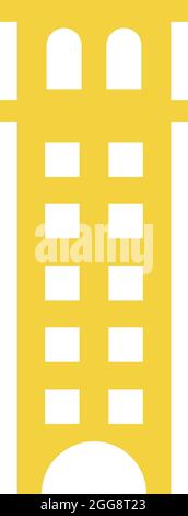 Triumphal monument, illustration, vector, on a white background. Stock Vector