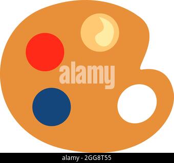 paint palette icon vector design template in white background Stock ...