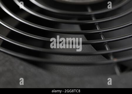 Close-up detail of cooling mechanism or fan Stock Photo