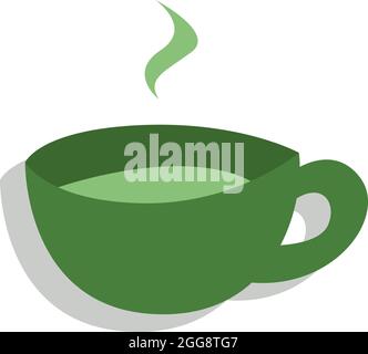 Journalism coffee cup, illustration, vector, on a white background. Stock Vector