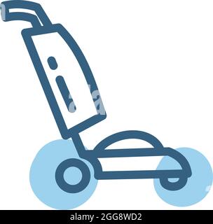 Vacuum cleaner, illustration, vector, on a white background. Stock Vector