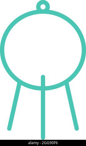Sputnik space ship, illustration, vector, on a white background. Stock Vector