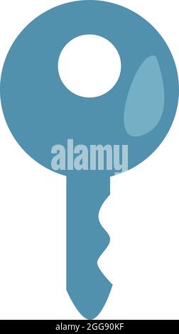 Travel key, illustration, vector, on a white background. Stock Vector