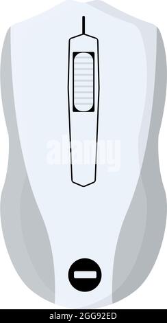 PC Mouse, illustration, vector on white background. Stock Vector