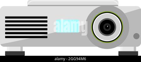 Home projector, illustration, vector on white background. Stock Vector