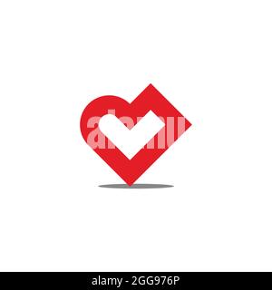 letter d cute love kid education logo vector Stock Vector