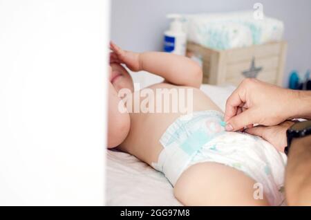 Asian diaper cutie