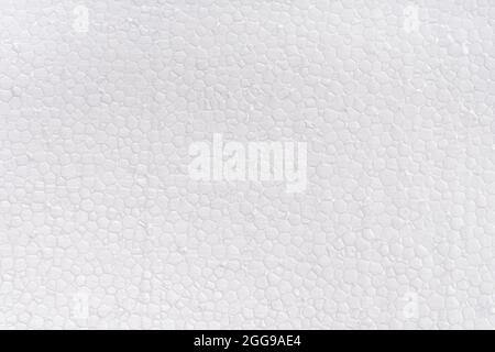 Styrofoam texture background. Synthetic material closeup detail. Stock Photo