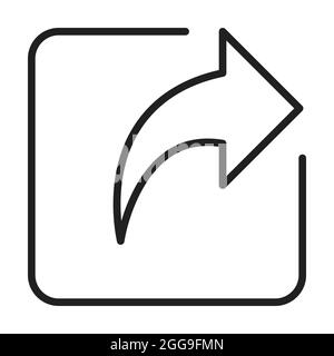 Share icon vector for graphic design, logo, website, social media, mobile app, UI illustration Stock Vector