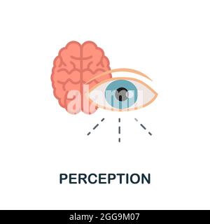Sensory Perception icon from personality collection. Simple line ...