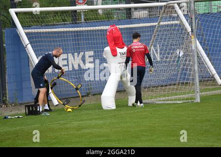 KSC Training with new player Karlsruher SC Felix Irorere monday 30. August 2021 Wildparkstadion Stock Photo