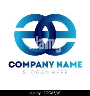 Vector illustration of modern abstract vector business logo design for company logo on white background. Stock Vector