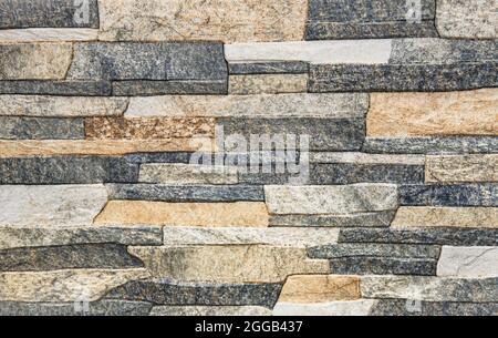 part of a stone wall, for background or texture. Stock Photo