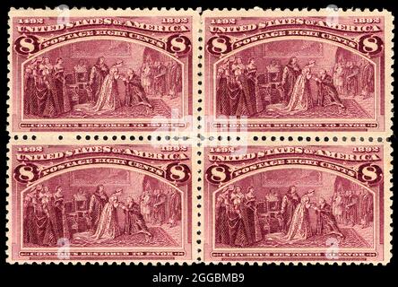 USA Post Office Columbian Issue 1893 5 cents 2 January 1893