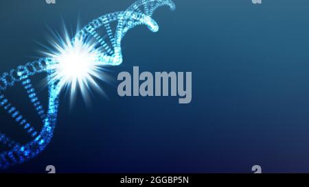 Dna gene biology science researchment icon vector. Chromosome double ...