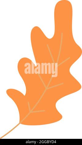 Autumn leaves icon flat design template vector Stock Vector