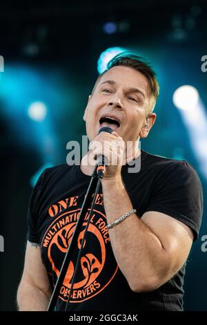 Edwin lead Singer of I Mother Earth performs during the Together Again ...
