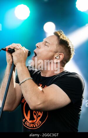Edwin lead Singer of I Mother Earth performs during the Together Again ...