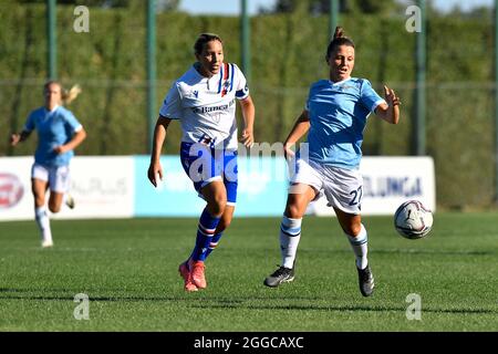 Formello, Italy. 29th Aug, 2021. during the Serie A match between SS LAZIO and UC SAMPDORIA at stadio Mirko Fersini Formello on August 29, 2021 in Formello, Italy. (Photo by Domenico Cippitelli/Pacific Press) Credit: Pacific Press Media Production Corp./Alamy Live News Stock Photo