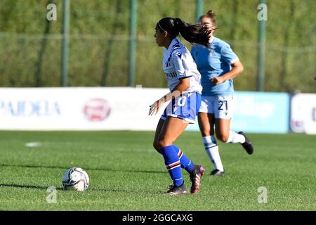 Formello, Italy. 29th Aug, 2021. during the Serie A match between SS LAZIO and UC SAMPDORIA at stadio Mirko Fersini Formello on August 29, 2021 in Formello, Italy. (Photo by Domenico Cippitelli/Pacific Press) Credit: Pacific Press Media Production Corp./Alamy Live News Stock Photo