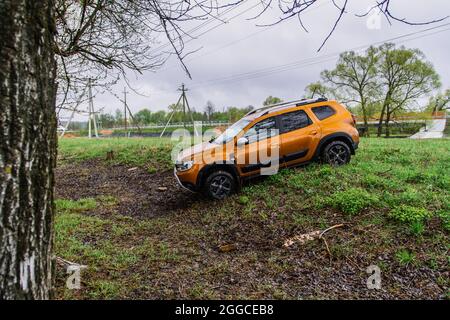 MOSCOW, RUSSIA - MAY 08, 2021 Renault Duster Second Generation Interior  View. Compact SUV Car Also Called Dacia Duster Editorial Image - Image of  duster, compact: 228681020
