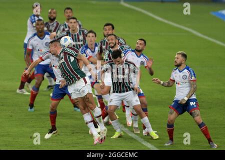 Rio De Janeiro, Brazil. 30th Aug, 2021. Danilo Barcelos during Fluminense x Bahia held at Maracanã Stadium for the 18th round of the Brazilian Championship (series A), this Monday night (30), in Rio de Janeiro, RJ. Credit: Celso Pupo/FotoArena/Ģ����ý Live News Stock Photo